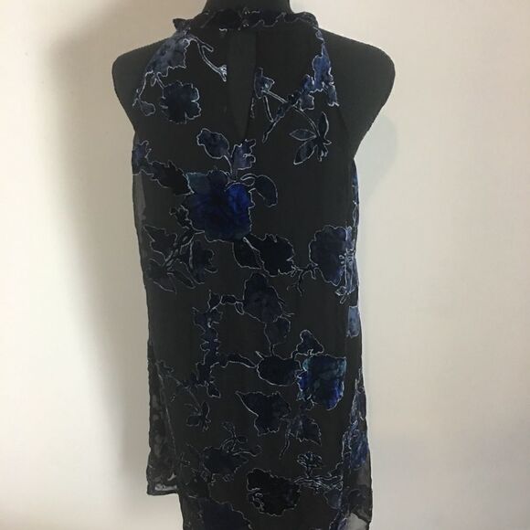 As You Wish Velvet Embroidered Halter Mini - Picture 5 of 7